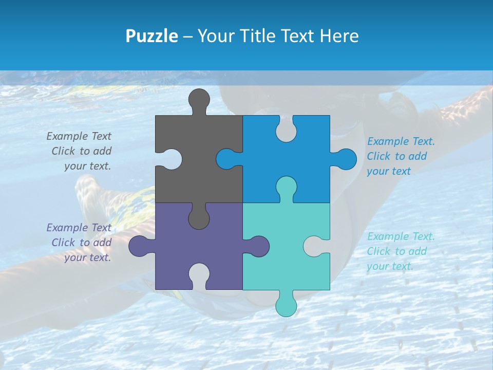 Recreation Blue Child PowerPoint Template