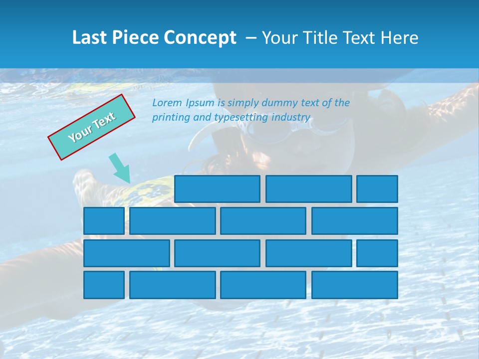 Recreation Blue Child PowerPoint Template