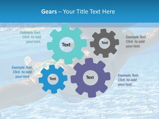 Recreation Blue Child PowerPoint Template