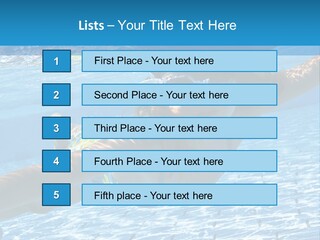 Recreation Blue Child PowerPoint Template