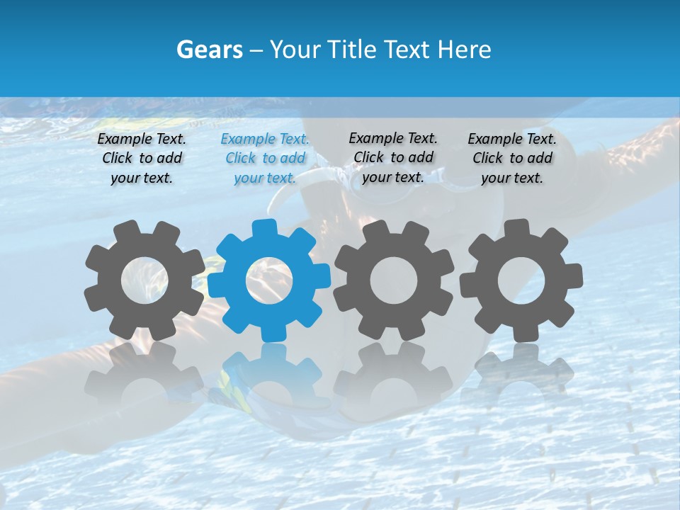 Recreation Blue Child PowerPoint Template