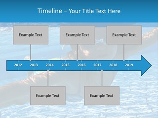Recreation Blue Child PowerPoint Template