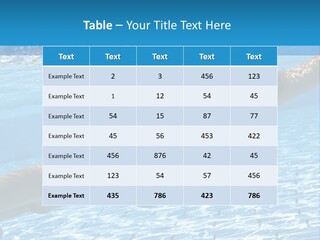 Recreation Blue Child PowerPoint Template