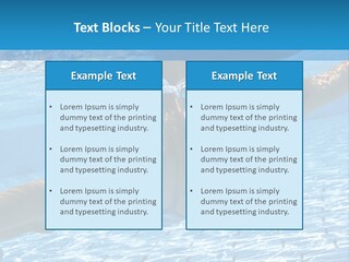 Recreation Blue Child PowerPoint Template