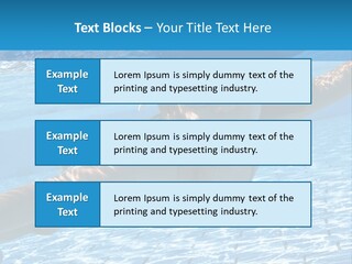 Recreation Blue Child PowerPoint Template