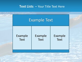 Recreation Blue Child PowerPoint Template