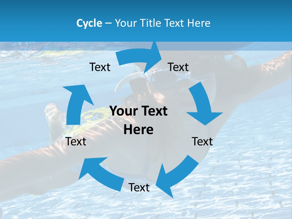 Recreation Blue Child PowerPoint Template
