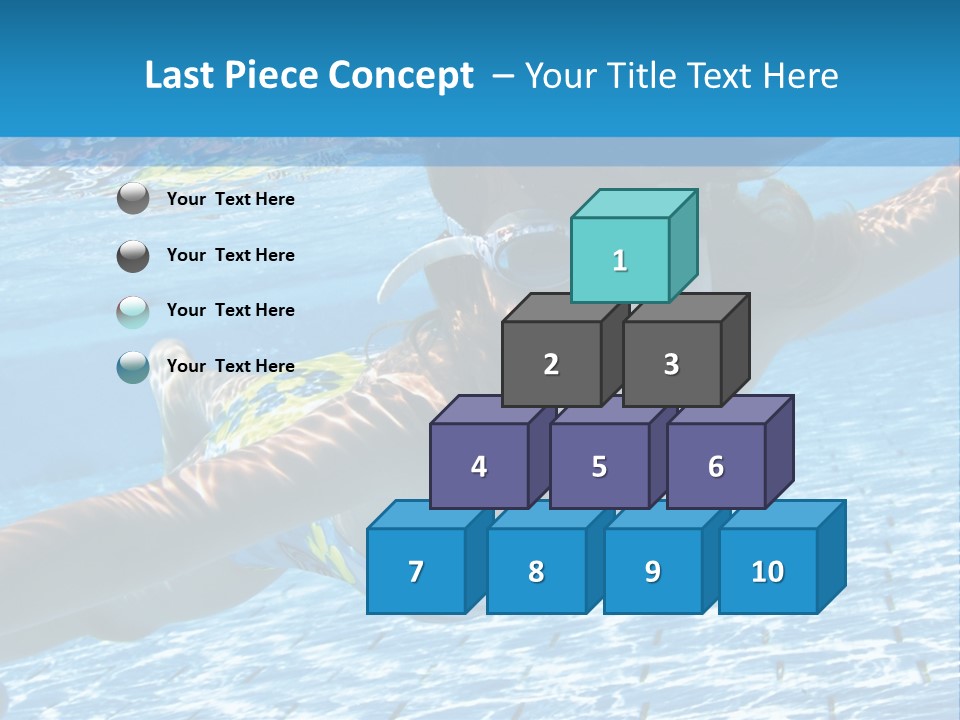 Recreation Blue Child PowerPoint Template
