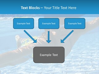 Recreation Blue Child PowerPoint Template