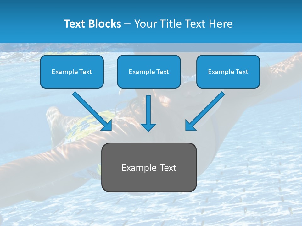 Recreation Blue Child PowerPoint Template