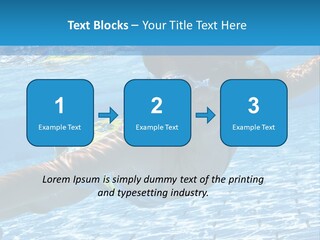 Recreation Blue Child PowerPoint Template
