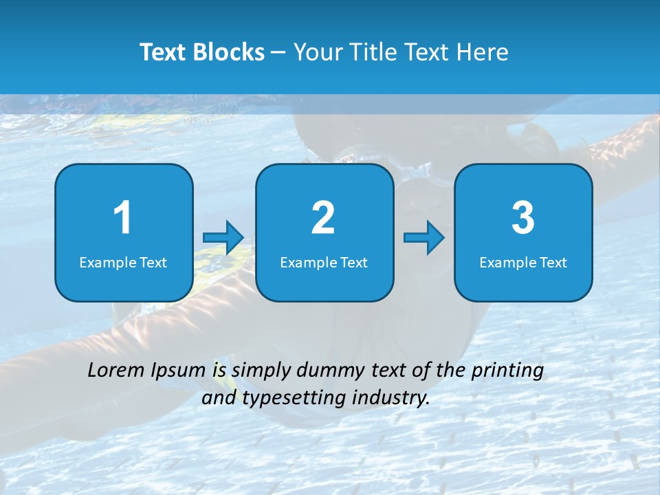 Recreation Blue Child PowerPoint Template