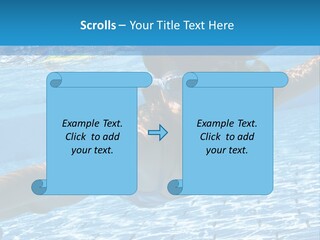 Recreation Blue Child PowerPoint Template