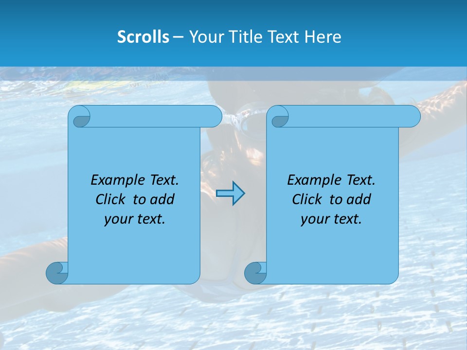 Recreation Blue Child PowerPoint Template