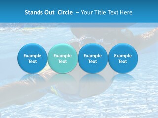 Recreation Blue Child PowerPoint Template