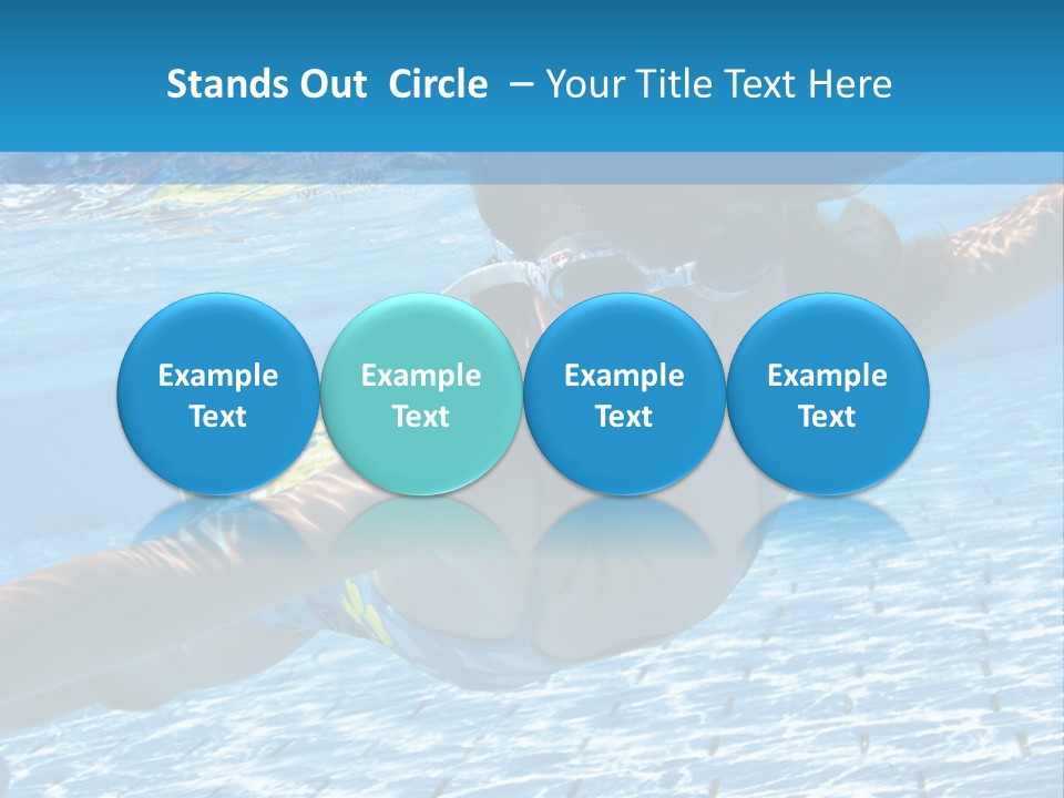 Recreation Blue Child PowerPoint Template