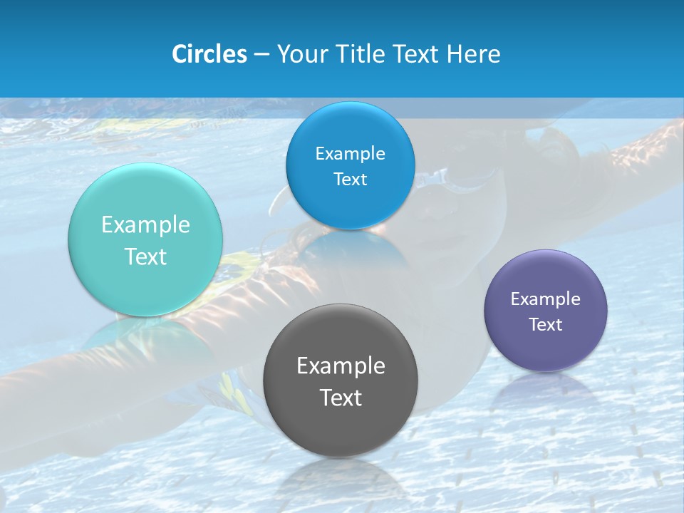 Recreation Blue Child PowerPoint Template