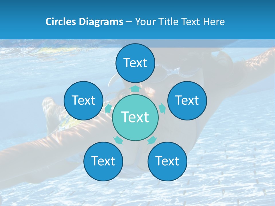 Recreation Blue Child PowerPoint Template