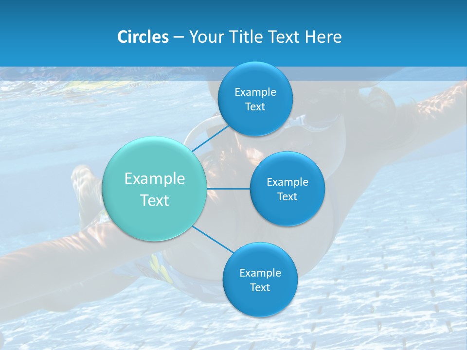 Recreation Blue Child PowerPoint Template