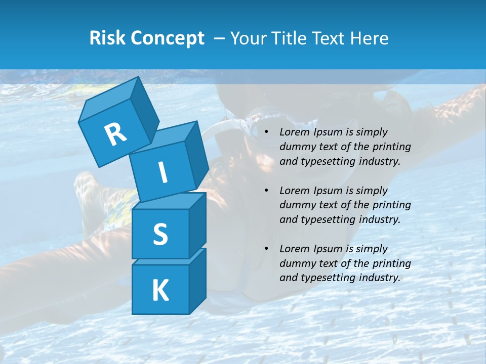 Recreation Blue Child PowerPoint Template