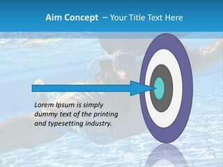 Recreation Blue Child PowerPoint Template