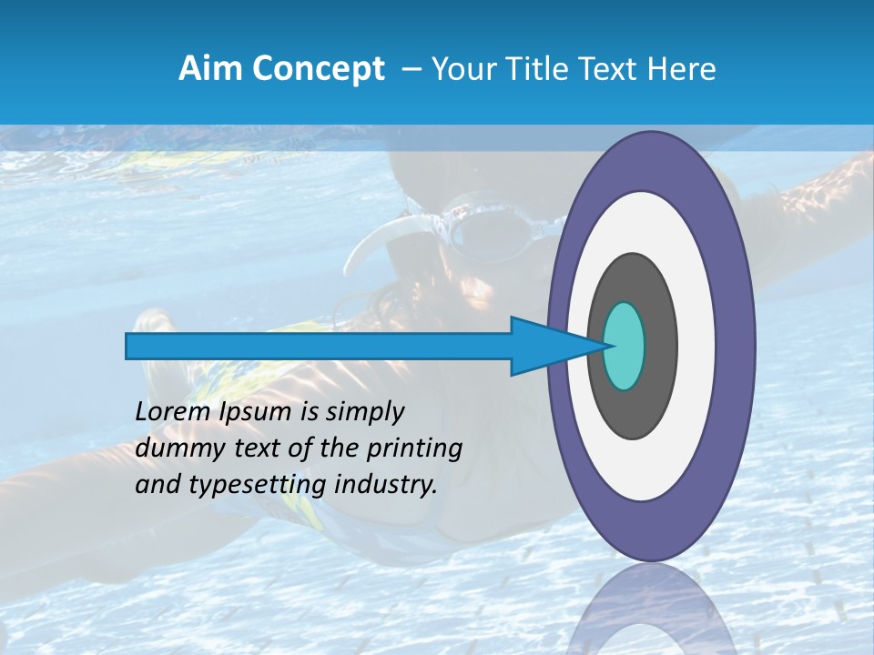 Recreation Blue Child PowerPoint Template