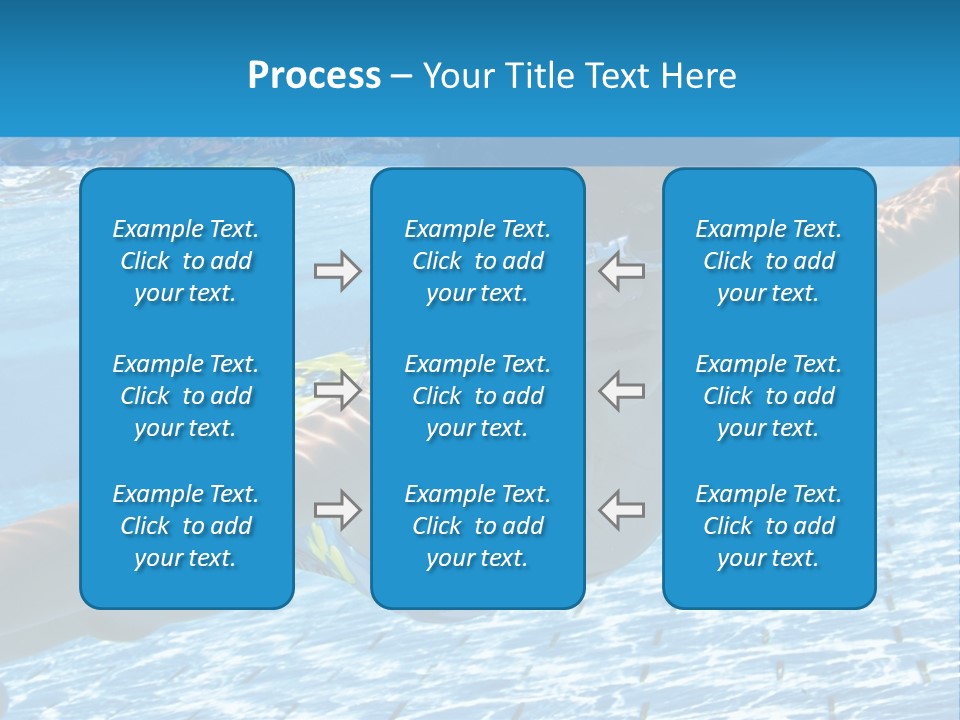 Recreation Blue Child PowerPoint Template