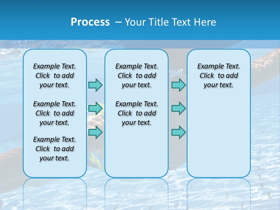 Recreation Blue Child PowerPoint Template