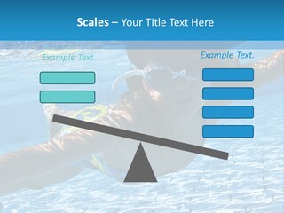 Recreation Blue Child PowerPoint Template