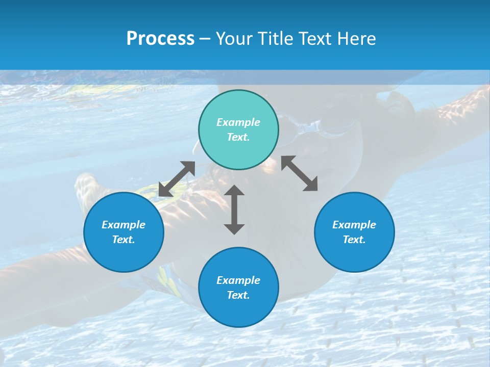 Recreation Blue Child PowerPoint Template