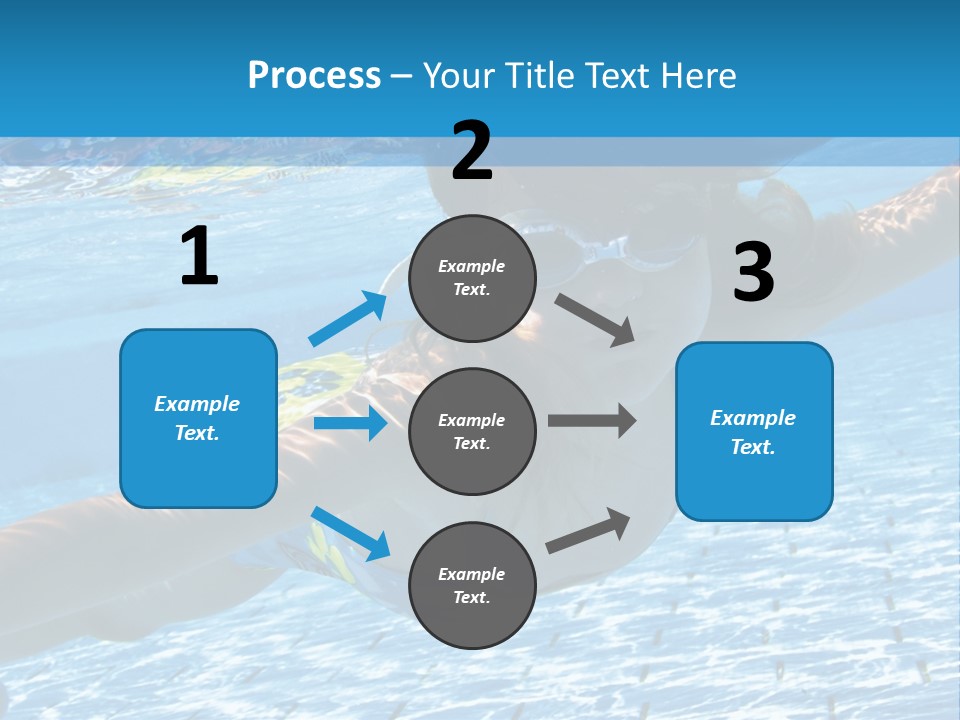 Recreation Blue Child PowerPoint Template