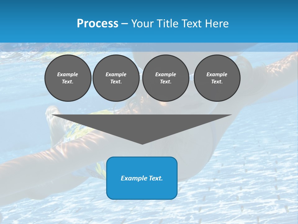 Recreation Blue Child PowerPoint Template