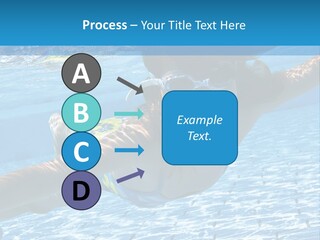 Recreation Blue Child PowerPoint Template