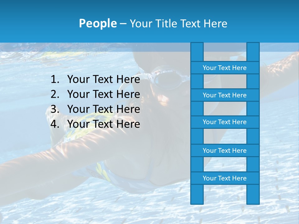 Recreation Blue Child PowerPoint Template