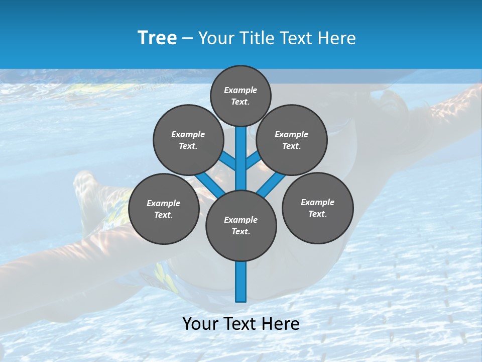 Recreation Blue Child PowerPoint Template