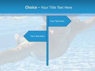 Recreation Blue Child PowerPoint Template