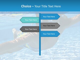 Recreation Blue Child PowerPoint Template