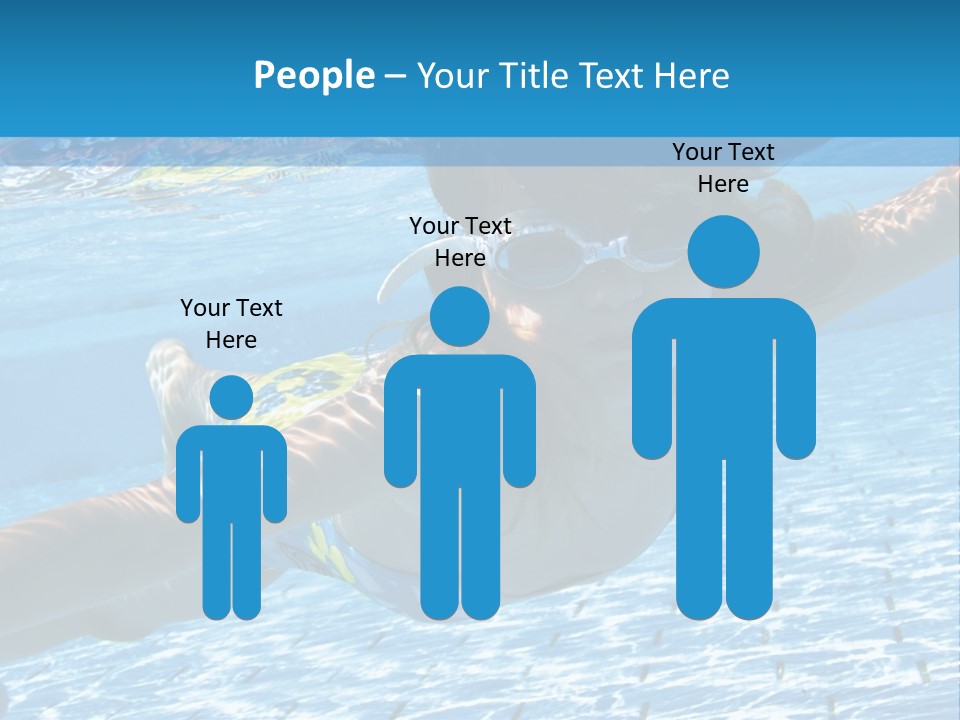 Recreation Blue Child PowerPoint Template