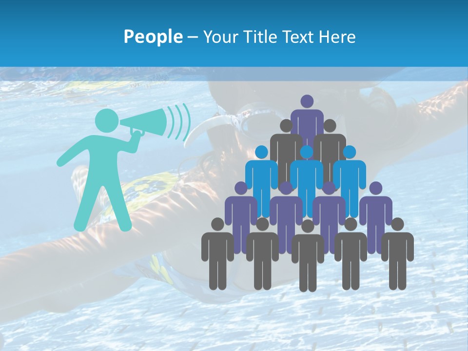 Recreation Blue Child PowerPoint Template