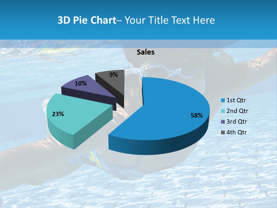 Recreation Blue Child PowerPoint Template