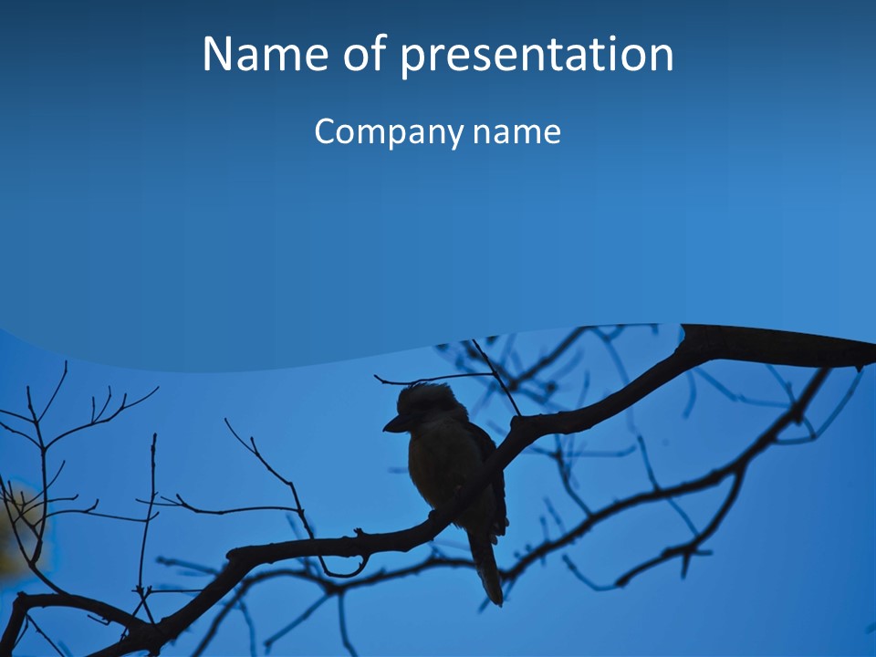 Holiday Tree Nature PowerPoint Template