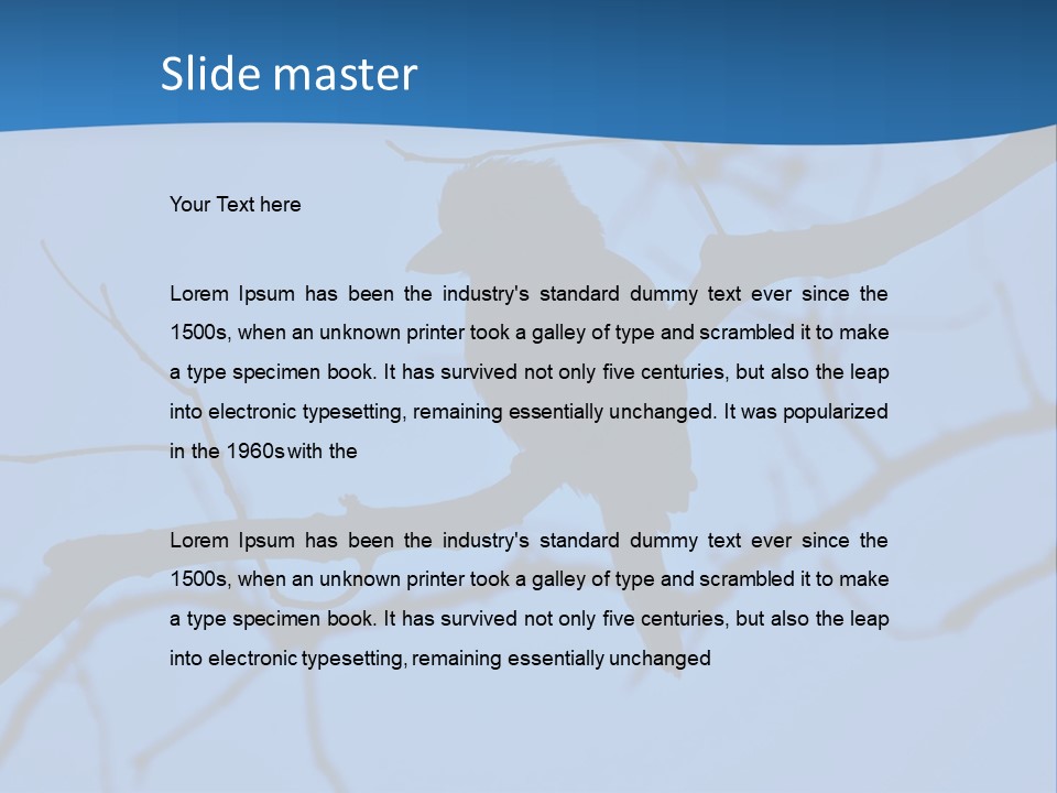 Holiday Tree Nature PowerPoint Template