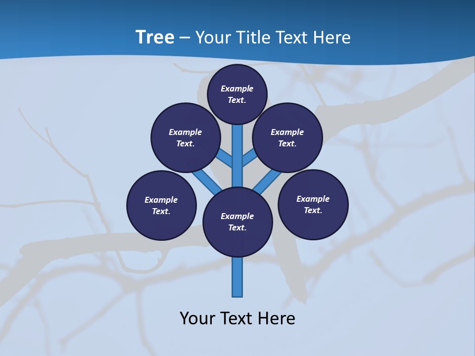 Holiday Tree Nature PowerPoint Template