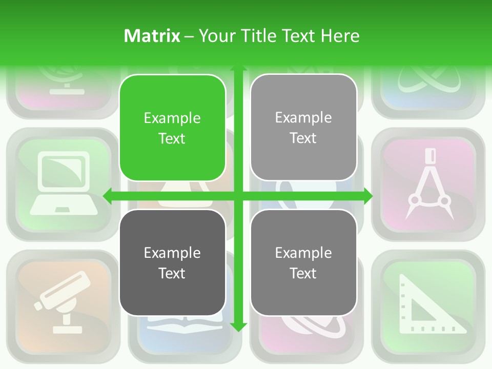 Computer Illustration Physics PowerPoint Template