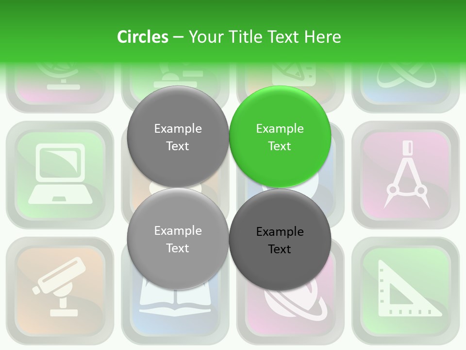 Computer Illustration Physics PowerPoint Template