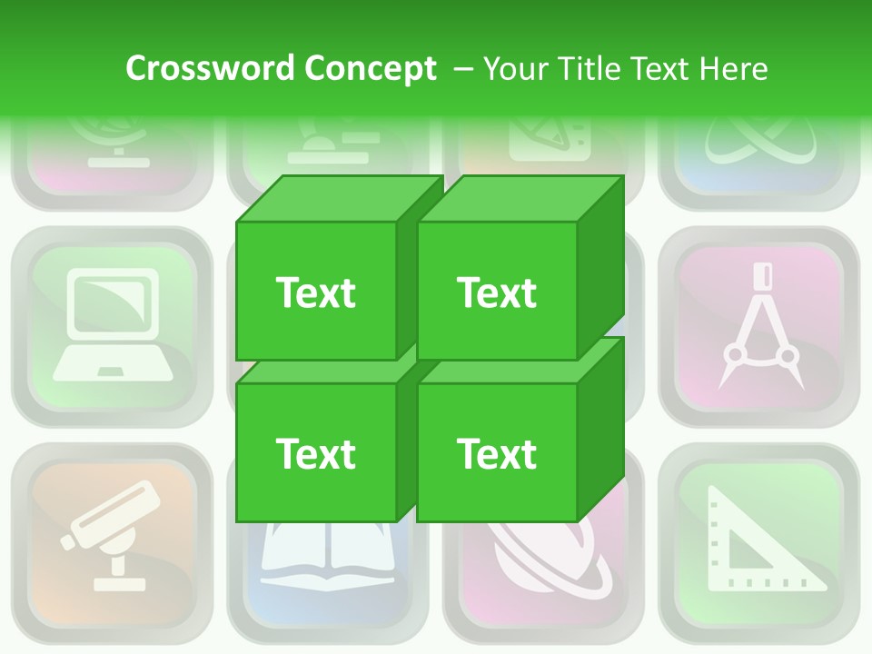 Computer Illustration Physics PowerPoint Template