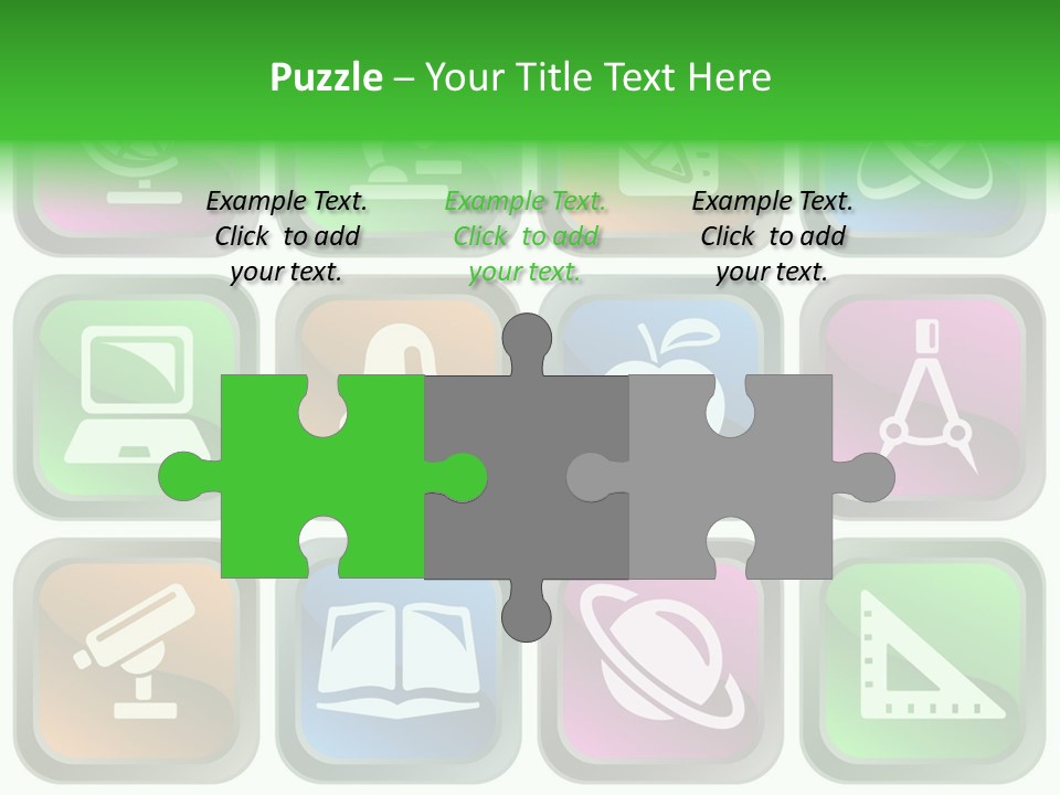 Computer Illustration Physics PowerPoint Template