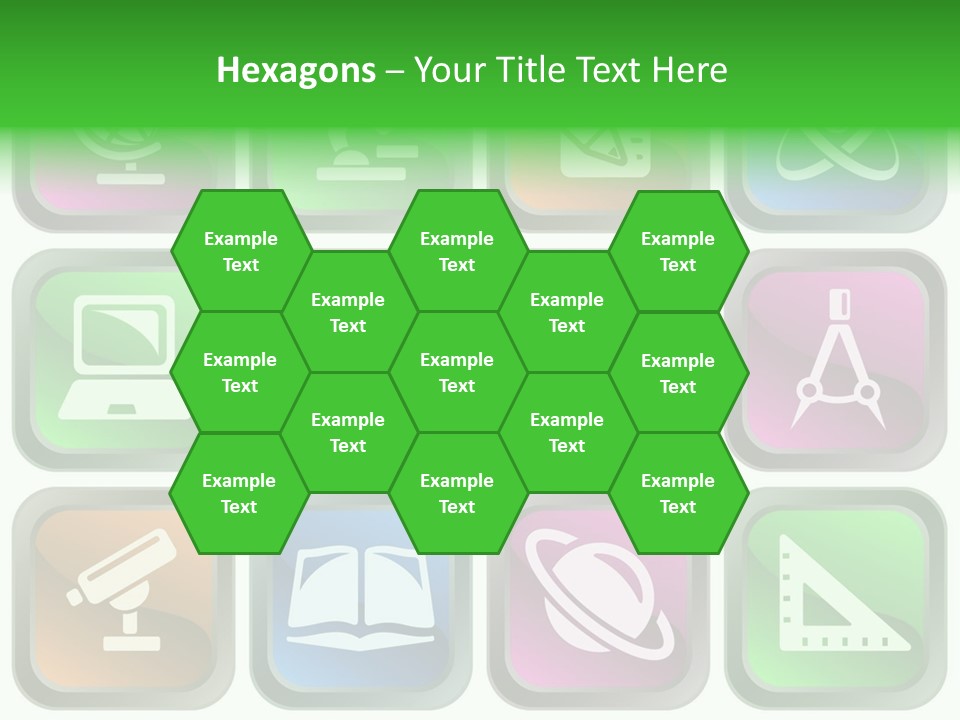 Computer Illustration Physics PowerPoint Template