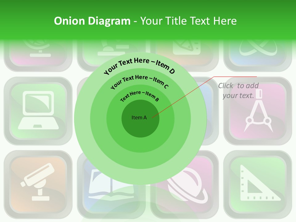 Computer Illustration Physics PowerPoint Template