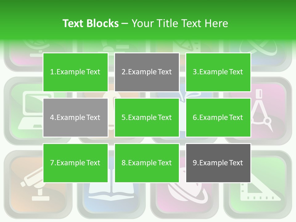 Computer Illustration Physics PowerPoint Template